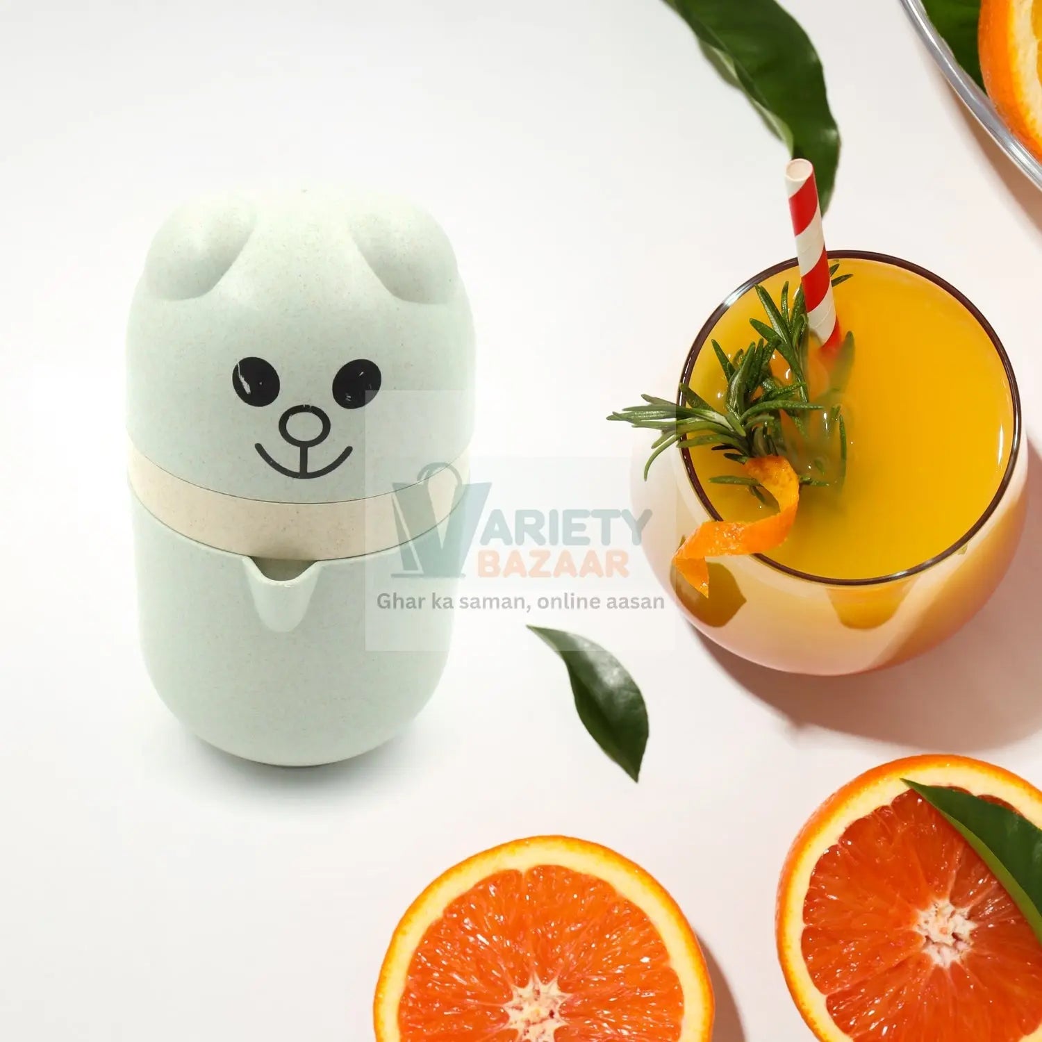 5491 Squeezer Simple Manual Citrus Juicer Small Portable Lime Juicer Cup Food Grade Plastic Juicer  High Quality Instant juicer For Home & Travel Use Travel Sahayak