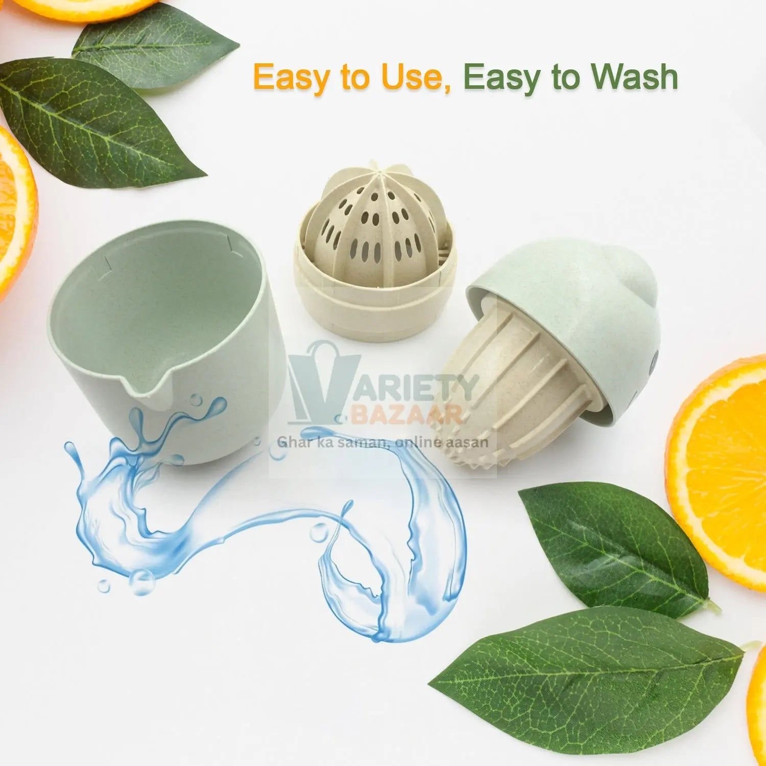5491 Squeezer Simple Manual Citrus Juicer Small Portable Lime Juicer Cup Food Grade Plastic Juicer  High Quality Instant juicer For Home & Travel Use Travel Sahayak