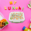 5855 Lunch Box 3 Compartment With Leak Proof Lunch Box & 1 spoon, For School & Office Use Travel Sahayak