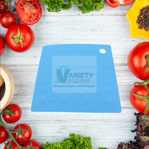 5885 Multifunctional Heat-resistant Non-slip Pot Pad for Home Kitchen Easy To Clean, Silicone Dining Room Square Heat Resistant Bowl Plate Mat Table Protection Pad (1 Pc) Travel Sahayak