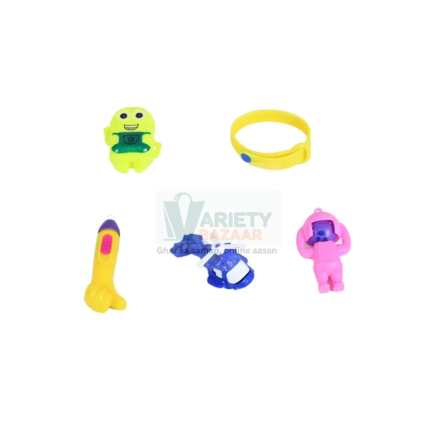 5Pc Toy Combo Kids Best Gift Set Combo Attractive & Unique Toy Combo 5Pc Colorful Toy Combo With Potli Bag Variety Bazaar