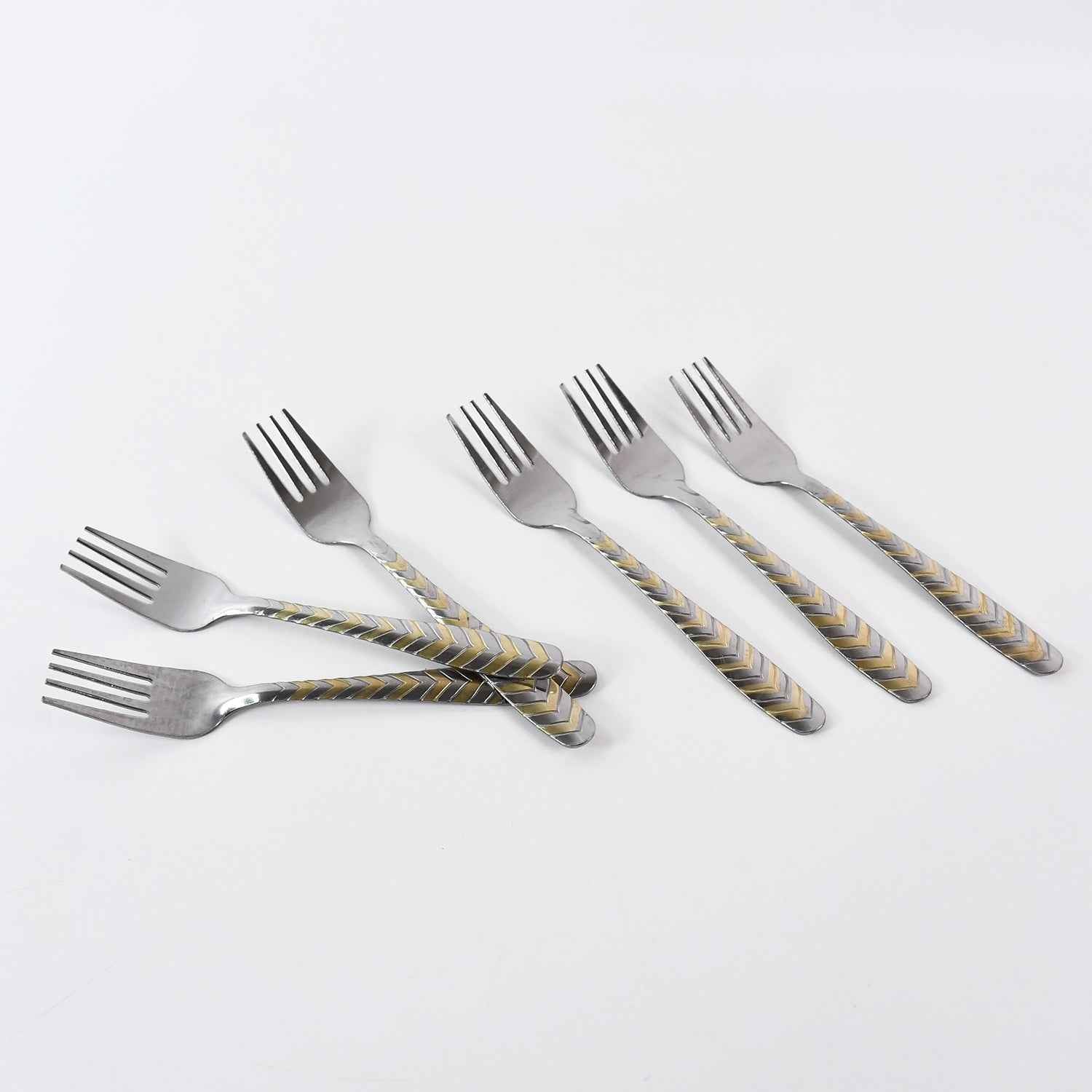 Elegant Stainless Steel Fork (6 Pcs Set)