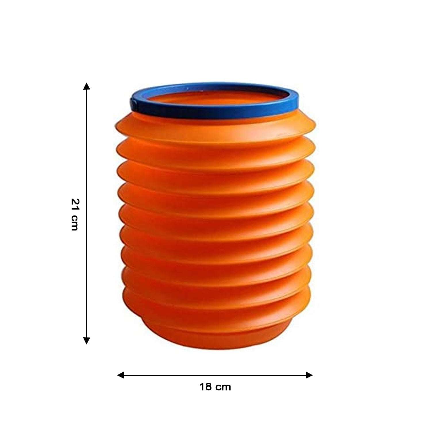 Foldable Storage Bucket , Water Container & Dustbin Multiuse Bucket For Home , Car & Kitchen Use Bucket travel sahayak