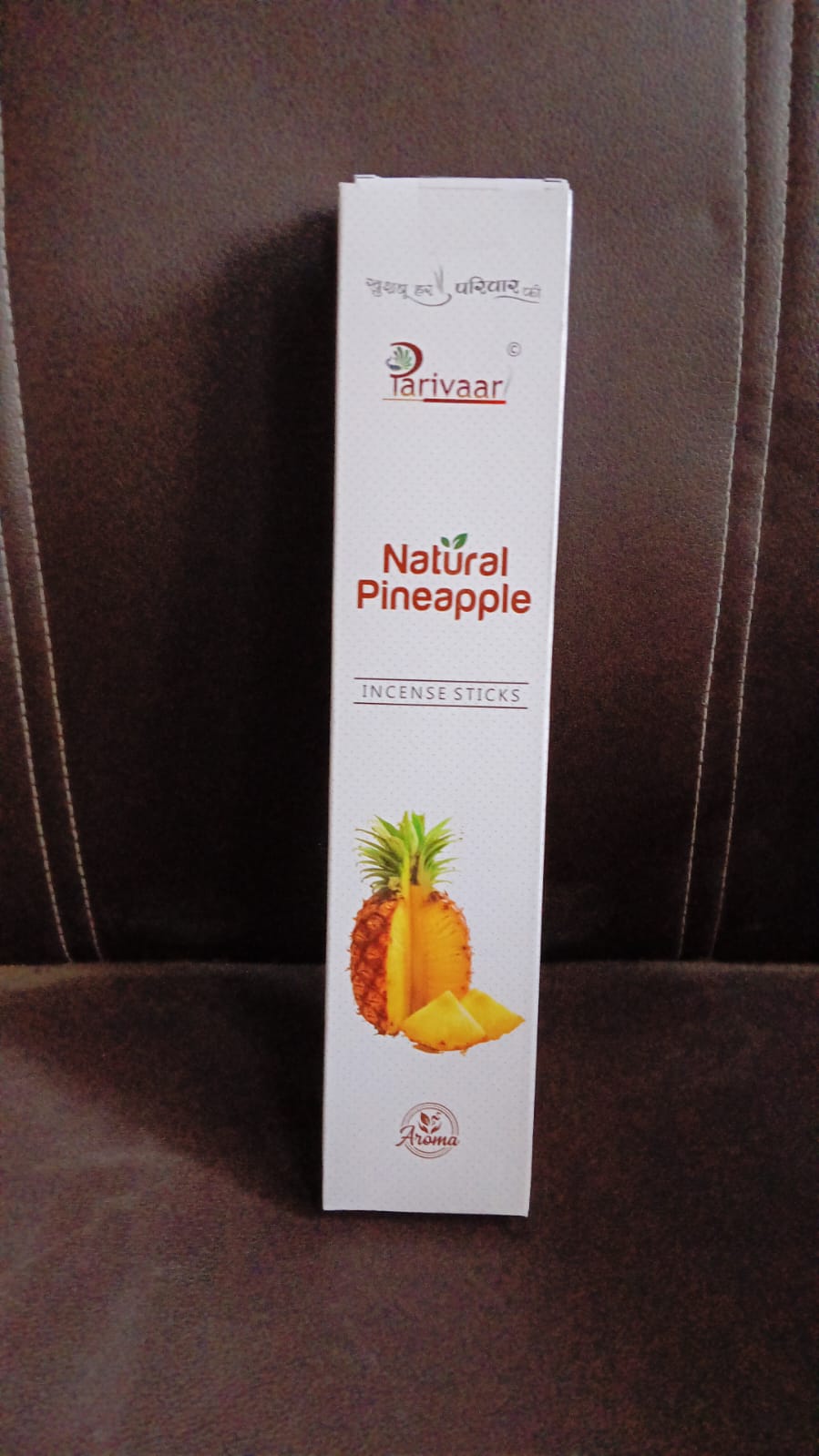 Natural Pineapple Fragrance Incense Sticks Agarbatti (90 Gm / With Machis 1 Packet) travel sahayak