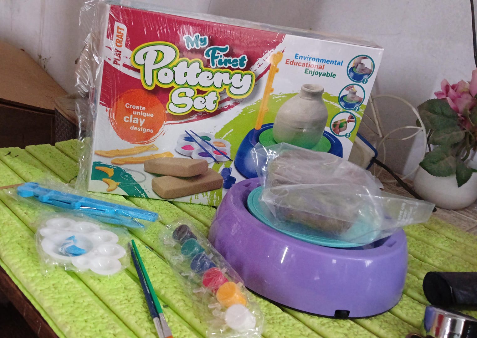 Amazing Educational Pottery Wheel KIT Game Set (1 Set) travel sahayak