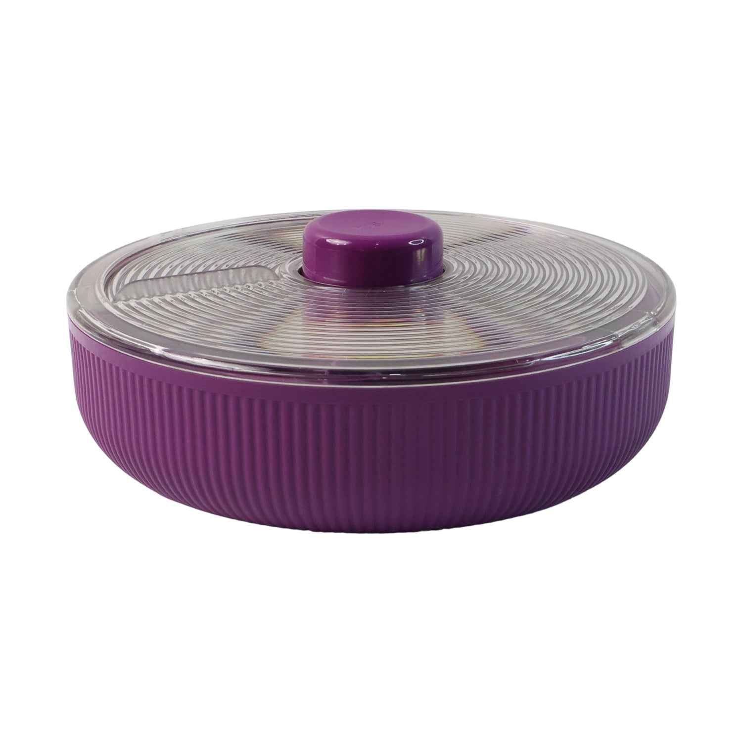 Supermom Multipurpose Round Rotating Dry Fruit  Snack Storage Container (1 Pc)