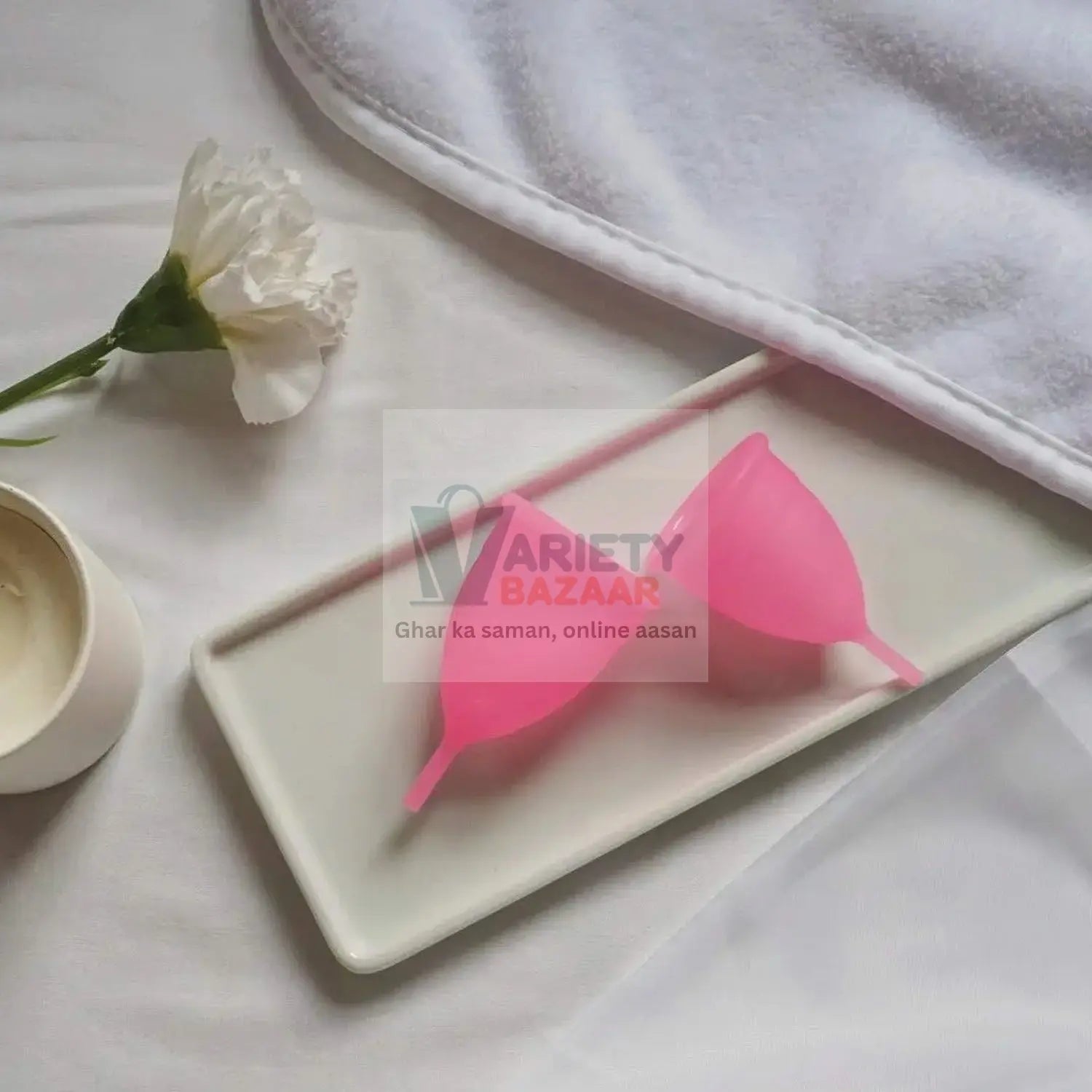 6112B REUSABLE MENSTRUAL CUP USED BY WOMEN AND GIRLS DURING THE TIME OF THEIR MENSTRUAL CYCLE Travel Sahayak
