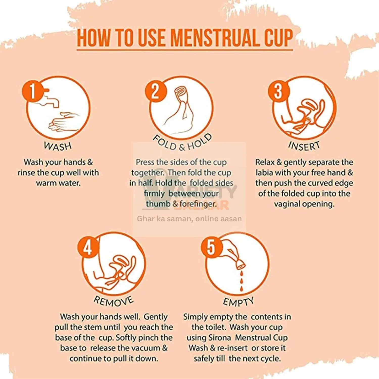 6112B REUSABLE MENSTRUAL CUP USED BY WOMEN AND GIRLS DURING THE TIME OF THEIR MENSTRUAL CYCLE Travel Sahayak
