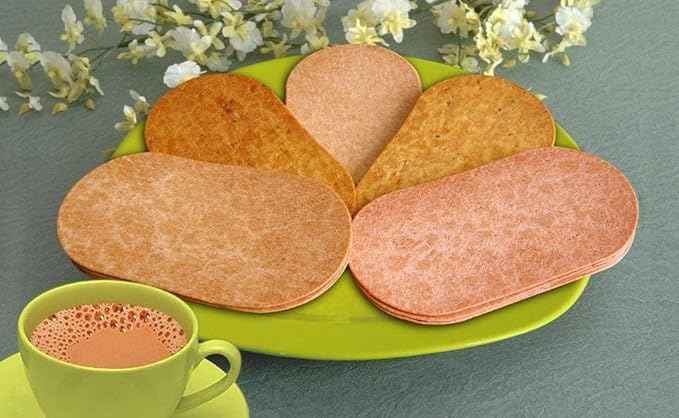Maniarr's Plain Slim Bites Khakhra with14 Flavors (Combo Pack of 16), 790 Grams Wheat Khakhara, Healthy & Crispy, Low Carb Snack