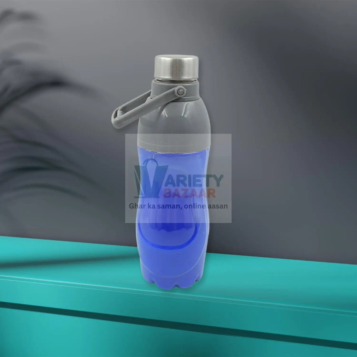 6277 Plastic Sports Insulated Water Bottle with Handle Easy to Carry High Quality Water Bottle, BPA-Free & Leak-Proof! for Kids' School, For Fridge, Office, Sports, School, Gym, Yoga (1 Pc Mix Color) Travel Sahayak