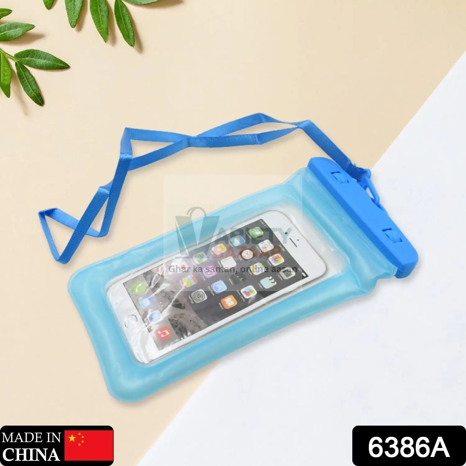 6386a Mix Color Waterproof Pouch Lock Mobile Cover Under Water Mobile Case Waterproof Mobile Phone Case, Waist Bag, Underwater Bag for Smartphone iPhone, Swimming, Rain Cover Camping For all Mobile. Travel Sahayak