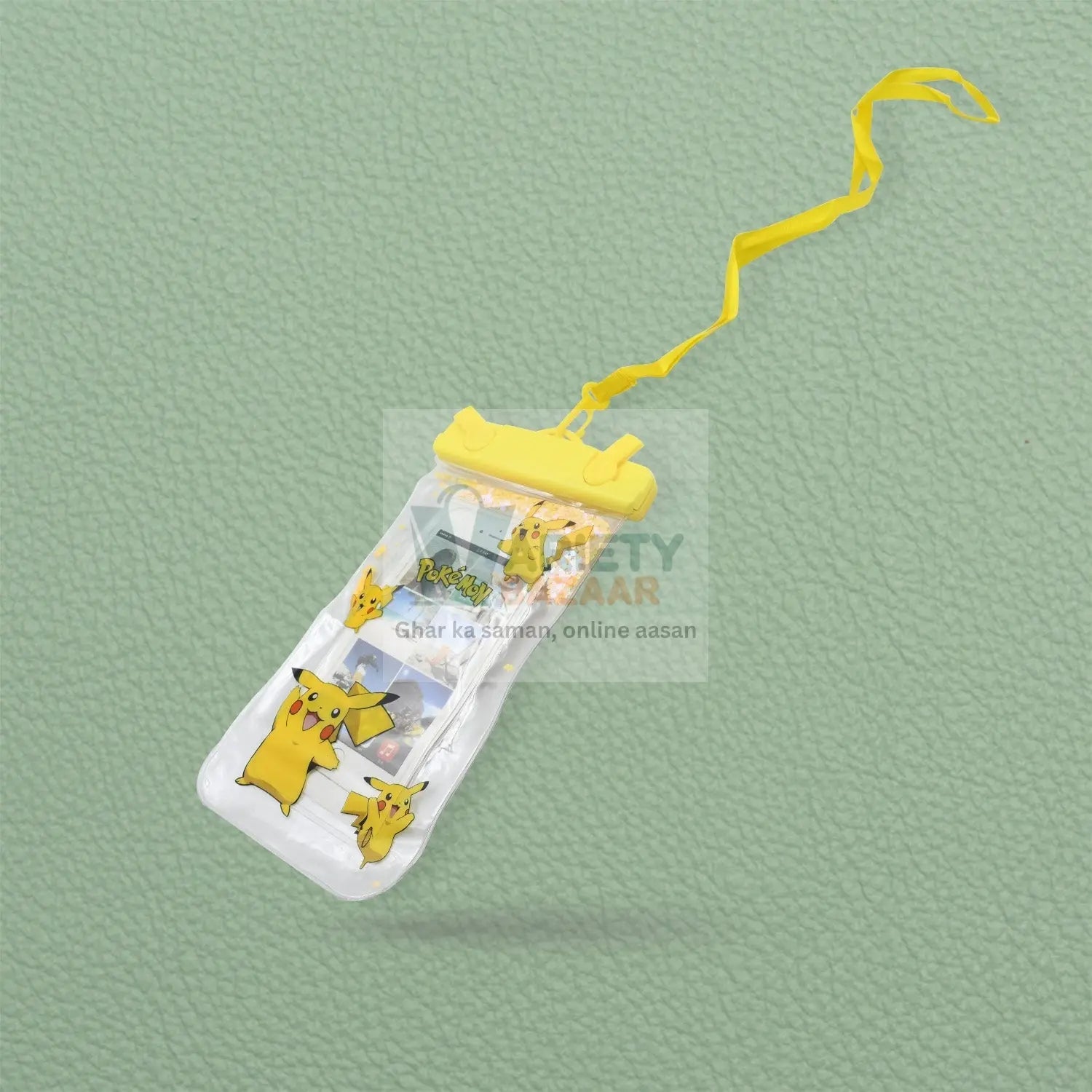 6388a Mix Color Dust Proof rain Pouch Waterproof Plastic Mobile Cover With Belt Waterproof Phone Pouch, Large Phone Waterproof Case Underwater Dry Bag for All Android and iPhone Models Travel Sahayak