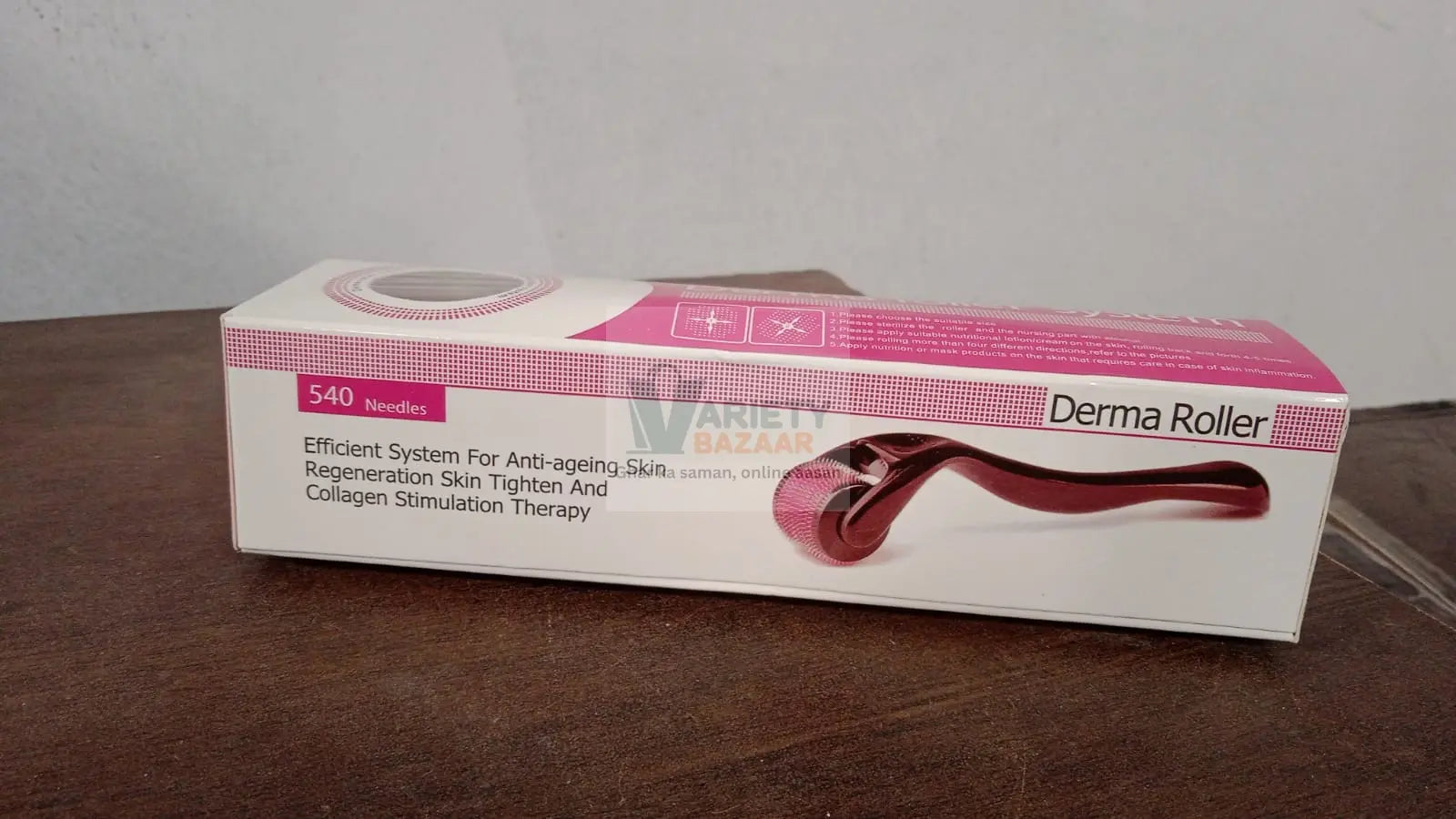 6601 Derma Roller Anti Ageing and Facial Scrubs & Polishes Scar Removal Hair Regrowth (0.75mm) Travel Sahayak
