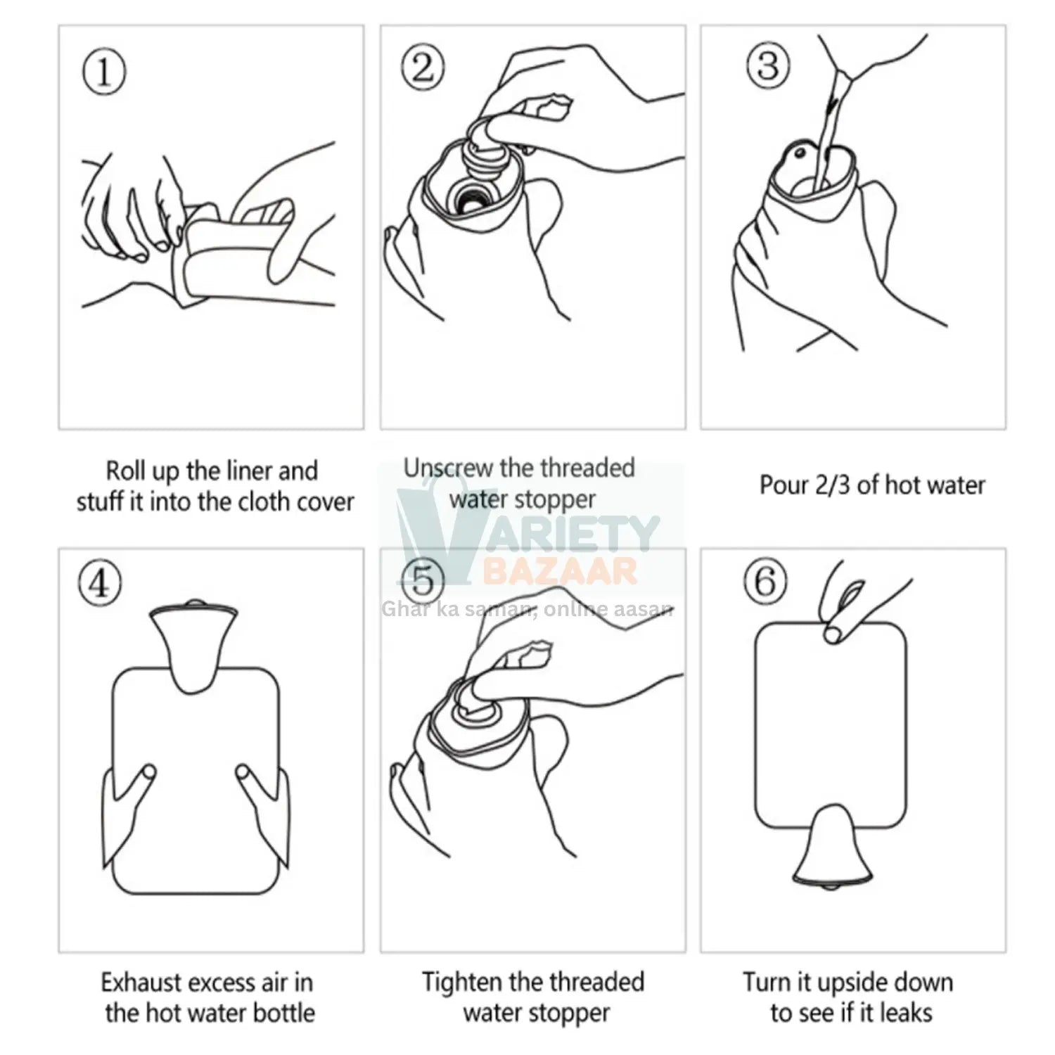 6738 Mix Design Printed Small Hot Water Bag For Pain Relief, Neck, Shoulder Pain and Hand, Feet Warmer, Menstrual Cramps, Hot and Cold Therapy Leak Proof Pad (1 Pc) Travel Sahayak