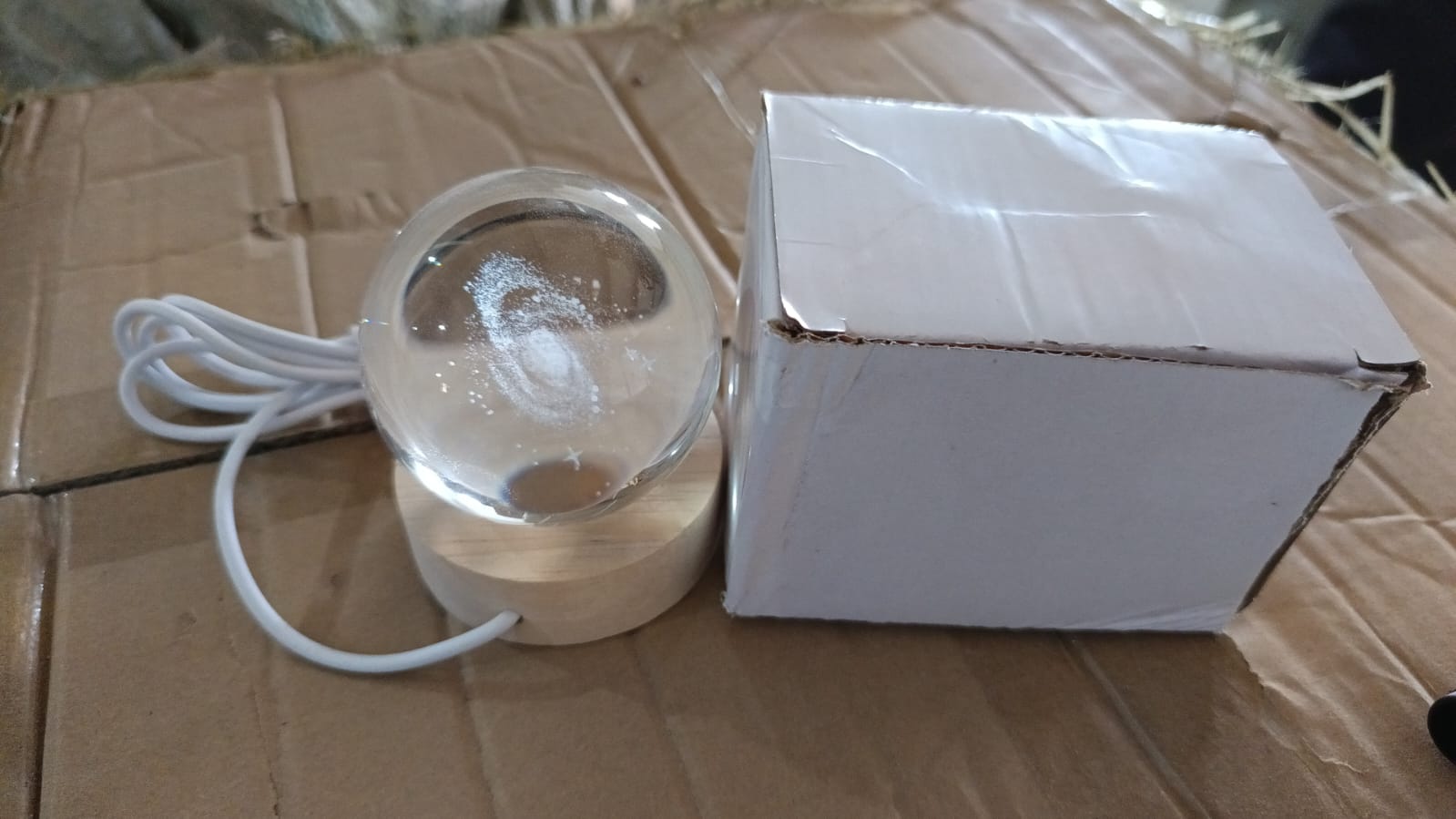 3D Crystal Ball lamps With Base (1 Pc) travel sahayak