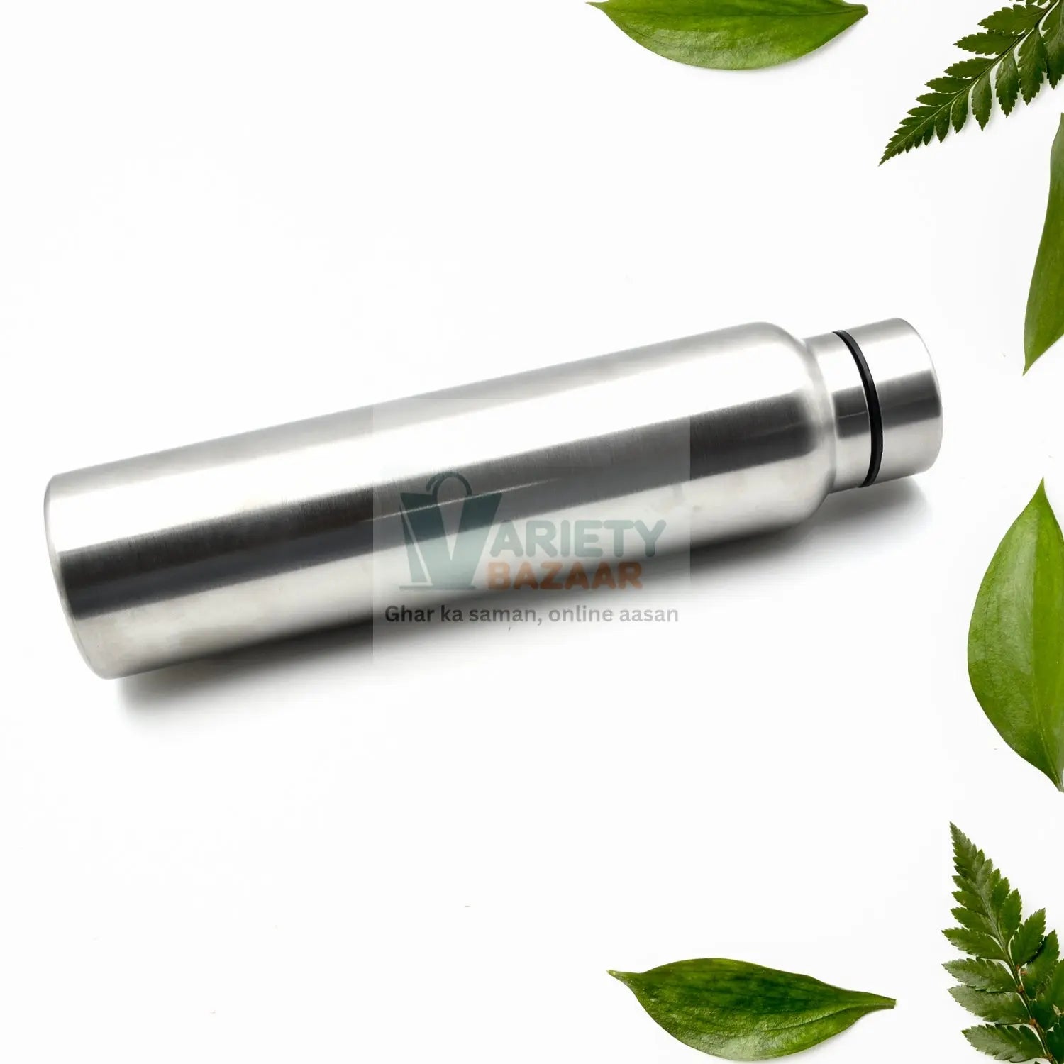 6861 Stainless Steel Water Bottle, Fridge Water Bottle, Stainless Steel Water Bottle Leak Proof, Rust Proof, Hot & Cold Drinks, Gym Sipper BPA Free Food Grade Quality Silver Color, Steel fridge Bottle For office/Gym/School 1000Ml Travel Sahayak
