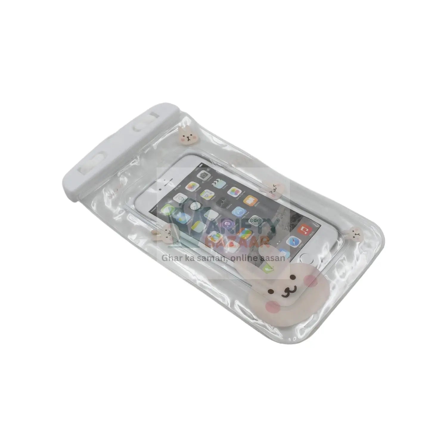 6922 Mobile Cover Pouch Transparent Waterproof Sealed Plastic Smartphone Protective Pouch Cover/Bag for All Mobile Phones Travel Sahayak