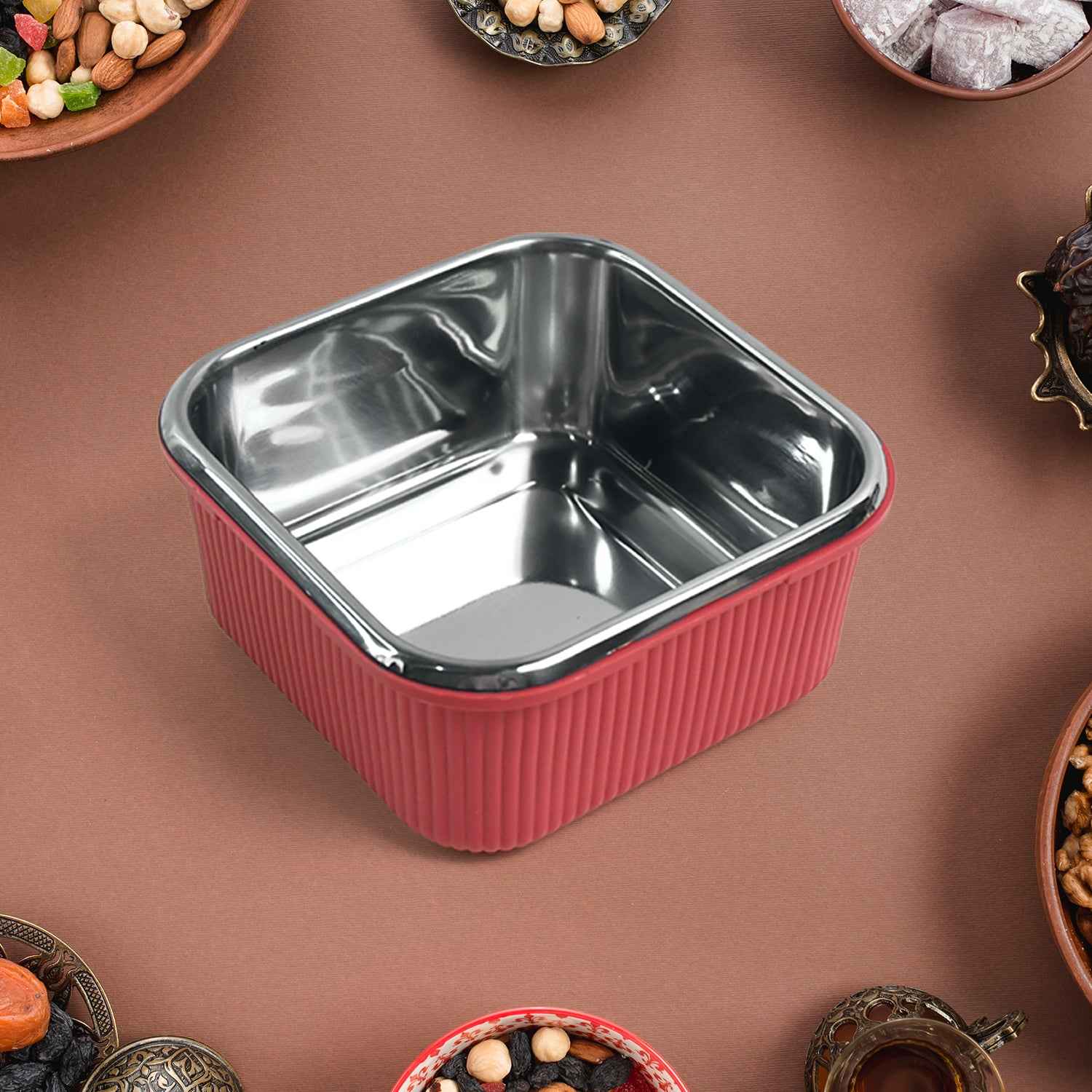 Apex Victor Square Food Storage Container (400 Ml  1 Pc)