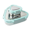 Ganesh Trinity 2-piece Stainless Steel Triangle Lunch Box Set