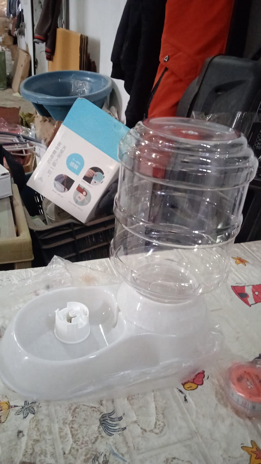 Automatic Pet Water Dispenser Self-Dispensing Gravity Pet Feeder Water Cat Dog Feeding Bowl Drinking Water & Pet Feeder Food Dispenser - Replenish Pet Food for Dog Cat Animal Automatic Gravity Dry Food Storage Bottle travel sahayak
