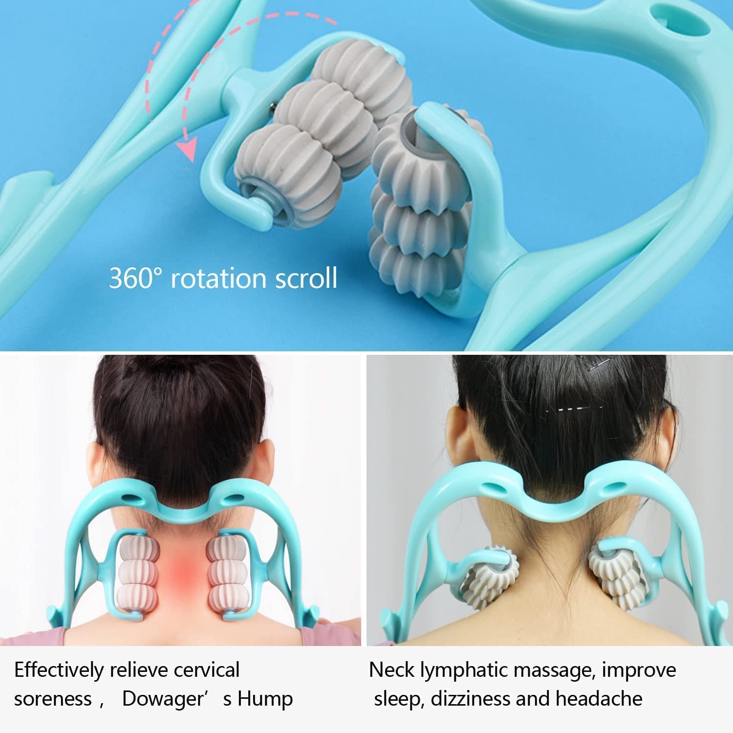 Neck & Shoulder Massager: Portable Relief for Back, Waist & More (1 Pc) travel sahayak