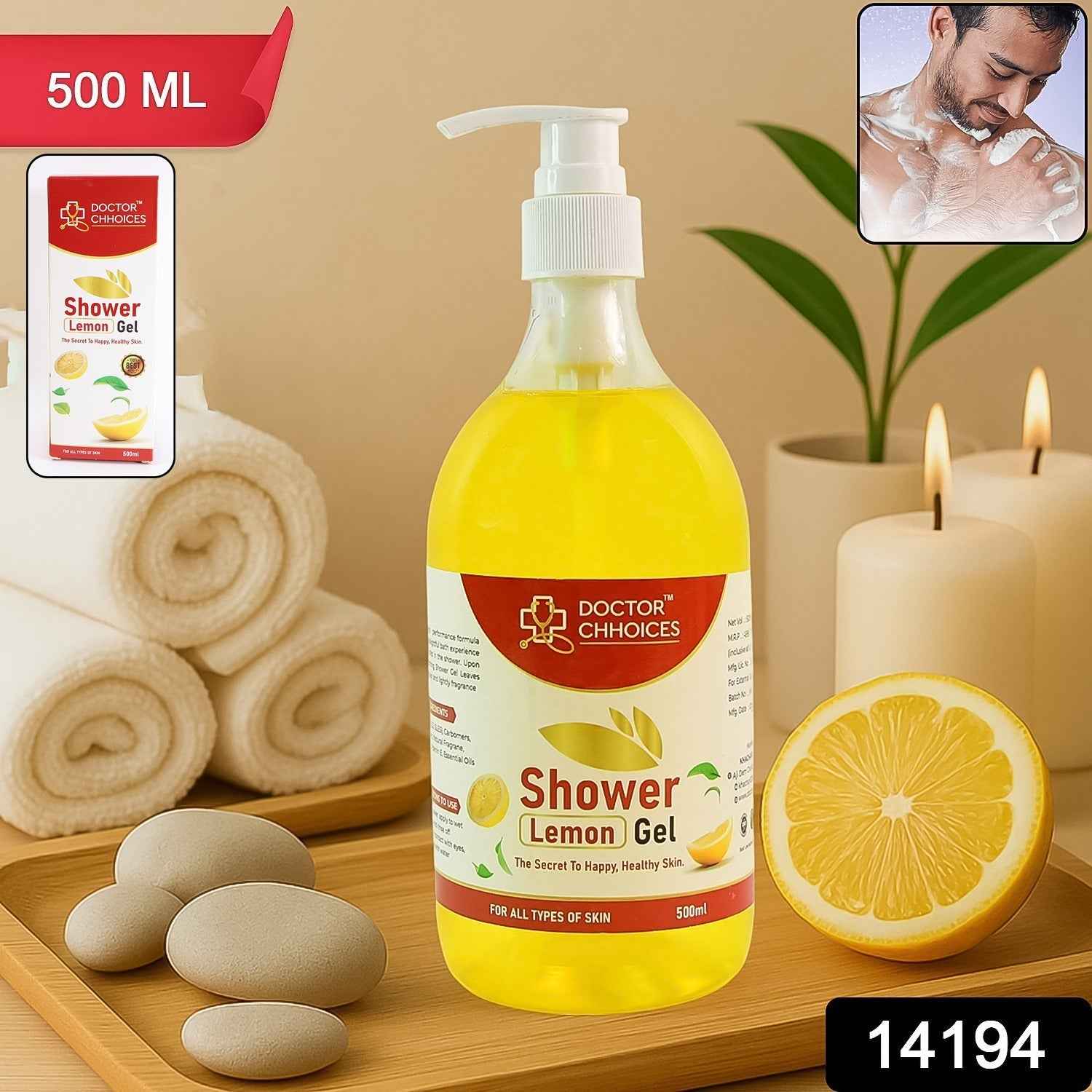 Doctor Chhoices / Choices Lemon Shower Gel – 500ml (1 Pc)