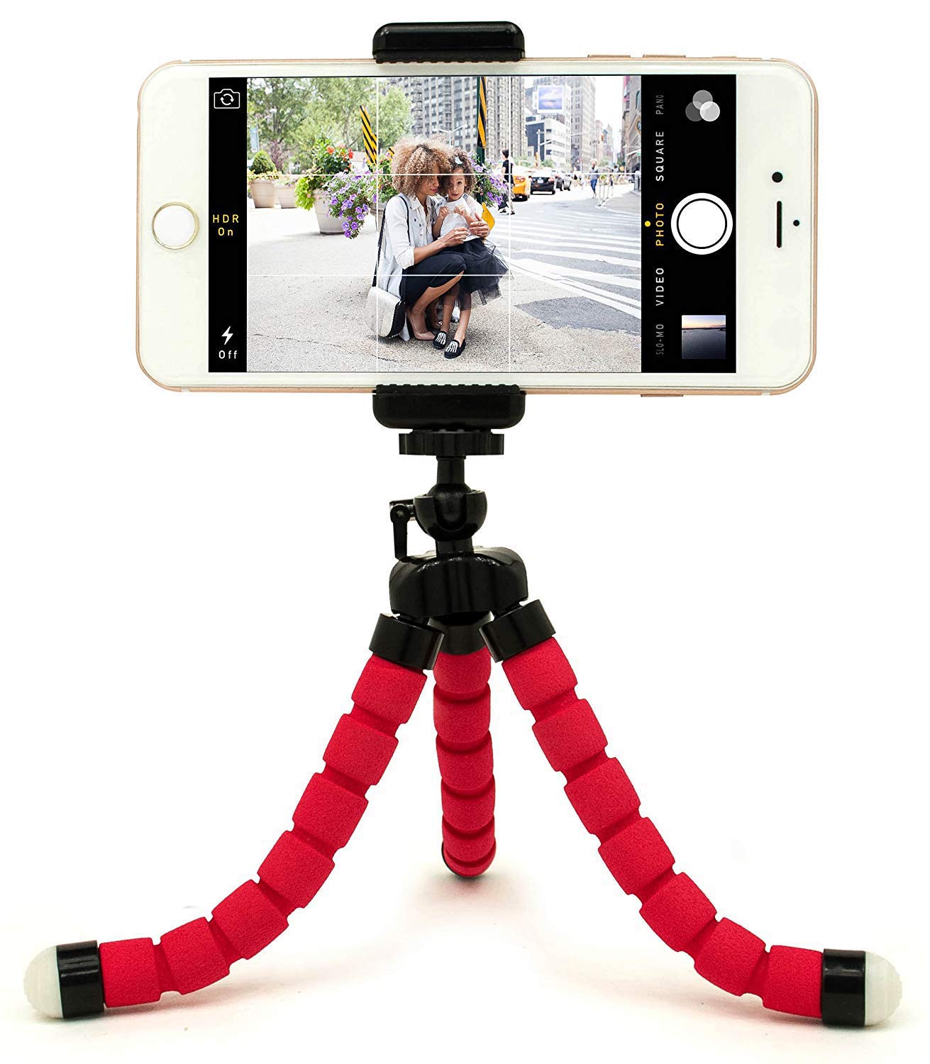 Portable Mini Octopus Tripod Stand with Phone Holder for Live Selfie, Mobile Phone Portable and Adjustable Stand travel sahayak