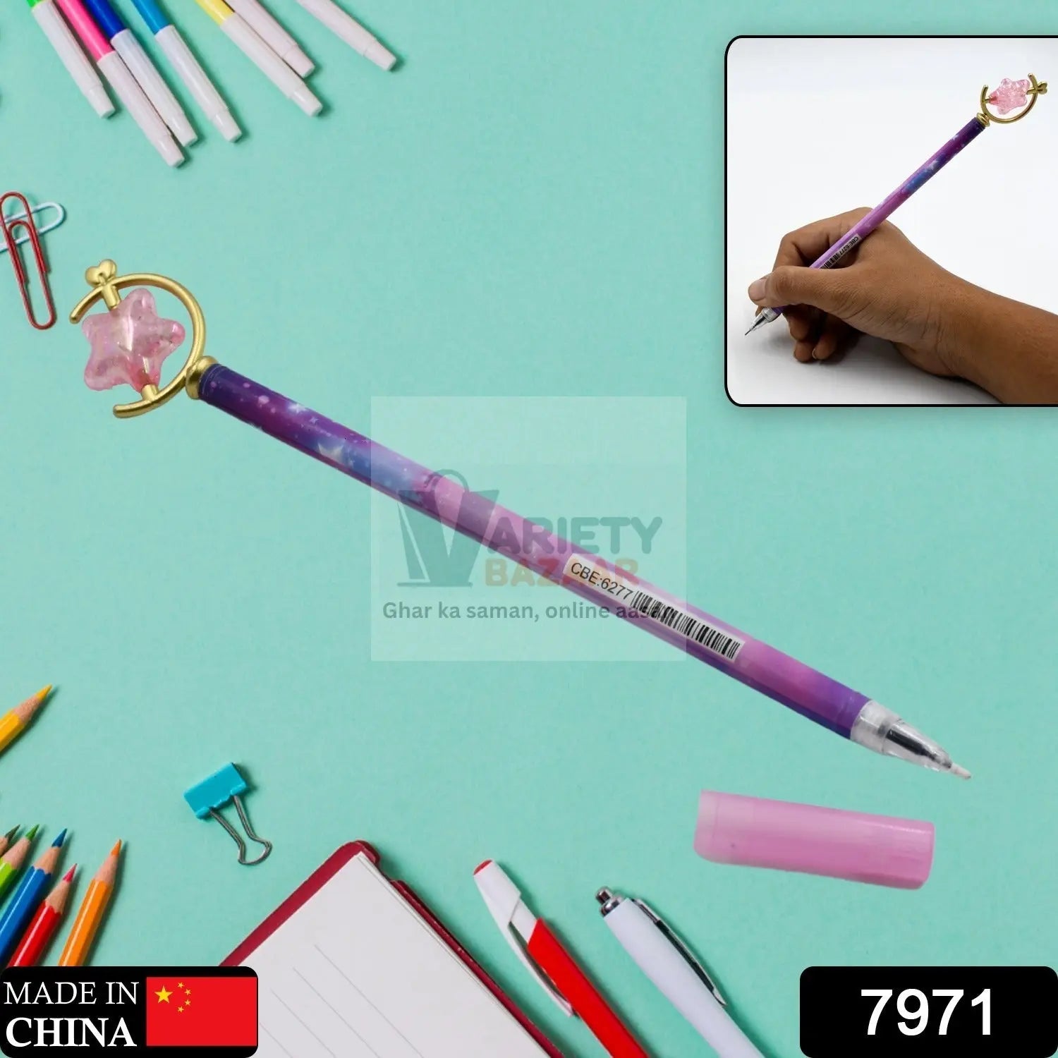 7971 FLOWER FANCY PEN WRITING PENS BALLPOINT BLACK INK GEL PEN PARTY GIFT GEL INK PENS FUNNY SCHOOL STATIONERY OFFICE SUPPLIES Travel Sahayak