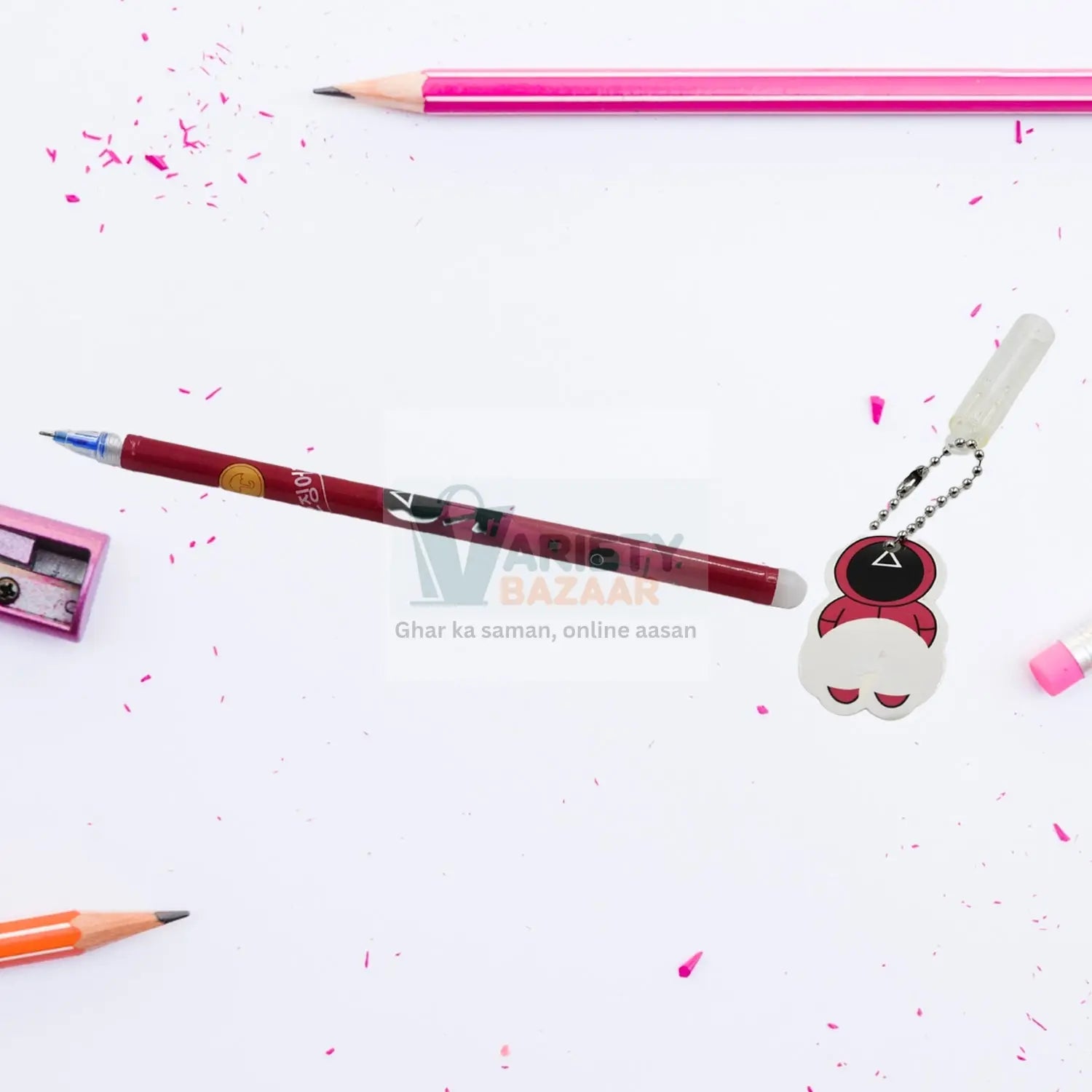 7976 FANCY PEN SMOOTH WRITING PEN CHILD FANCY FUN PEN FOR HOME , OFFICE & SCHOOL USE Travel Sahayak