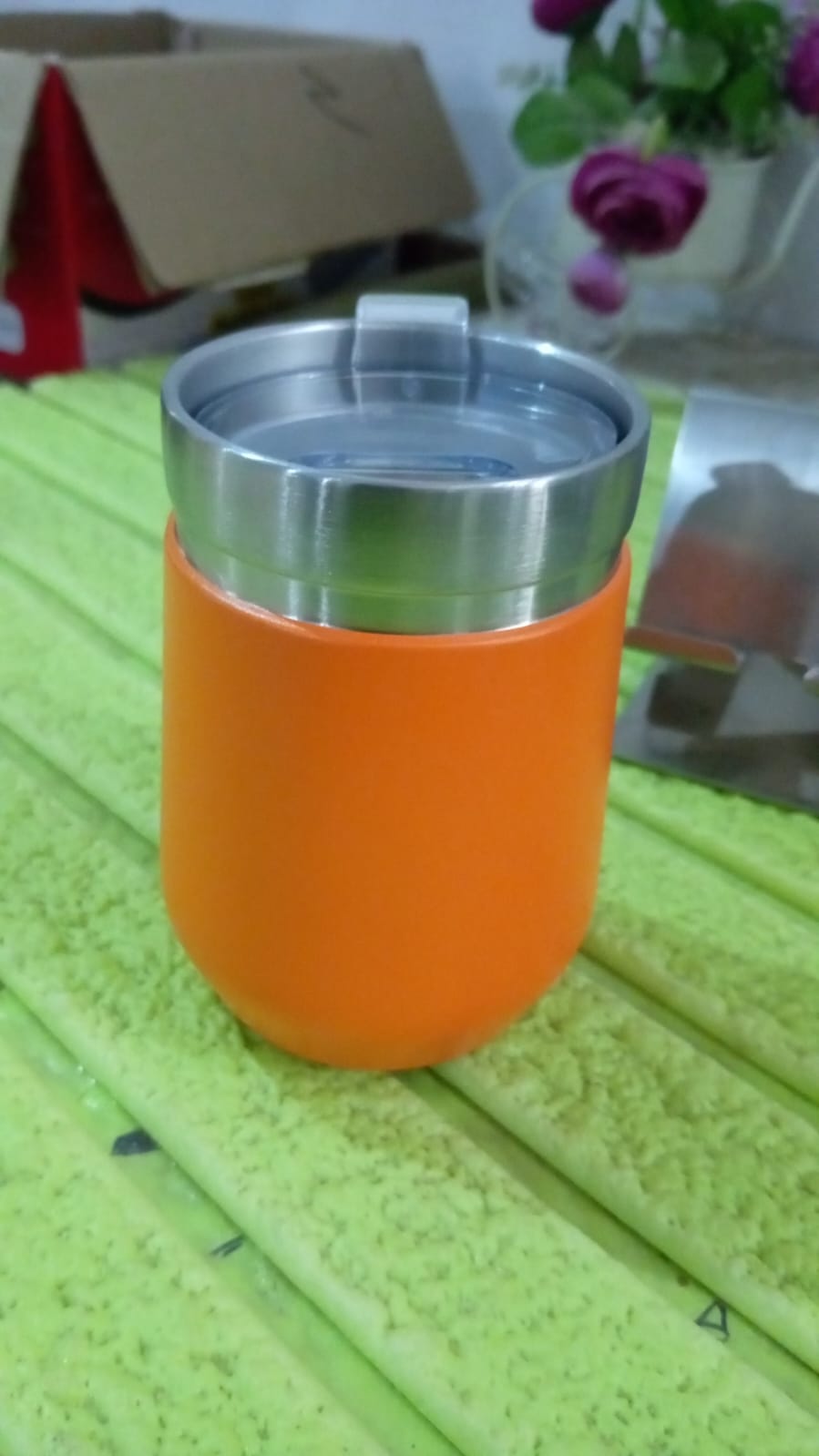 Vacuum Insulated Stainless Steel Wine Tumbler Vacuum Mug (300 ML Approx) travel sahayak