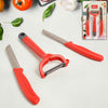 Apex 3-piece Stainless Steel Kitchen Knife And Peeler Set