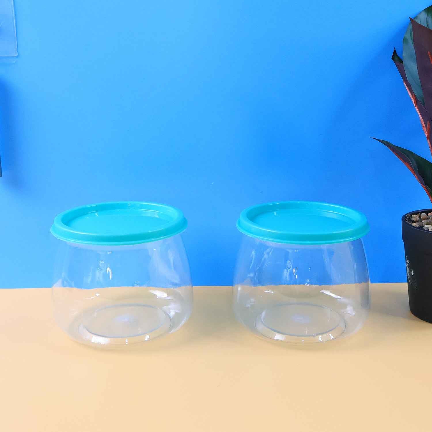 Airtight Storage Containers Set  Approx 900ml (2 Pc)