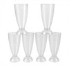 Supermom Transparent Plastic Milkshake Glass Set (400ml  6 Pc)