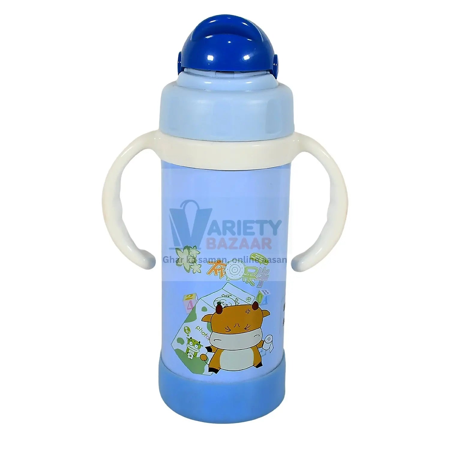 8385 STAINLESS STEEL THERMOS WATER BOTTLE DOUBLE WALLED VACUUM CUP 12 HOUR HEAT RETENTION MUG FOR TEA WATER COFFEE DISPENSER (350 Ml) Travel Sahayak