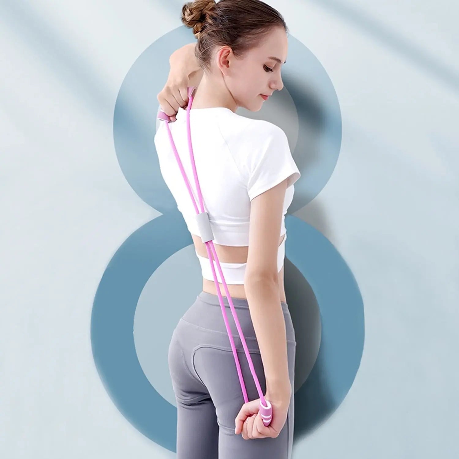 8471 Sport Resistance Loop Band Yoga Bands Rubber Exercise Fitness Training Gym Strength Resistance Band, Exercise Equipment, Bands for Working Out (1 Pc Mix Color) Travel Sahayak