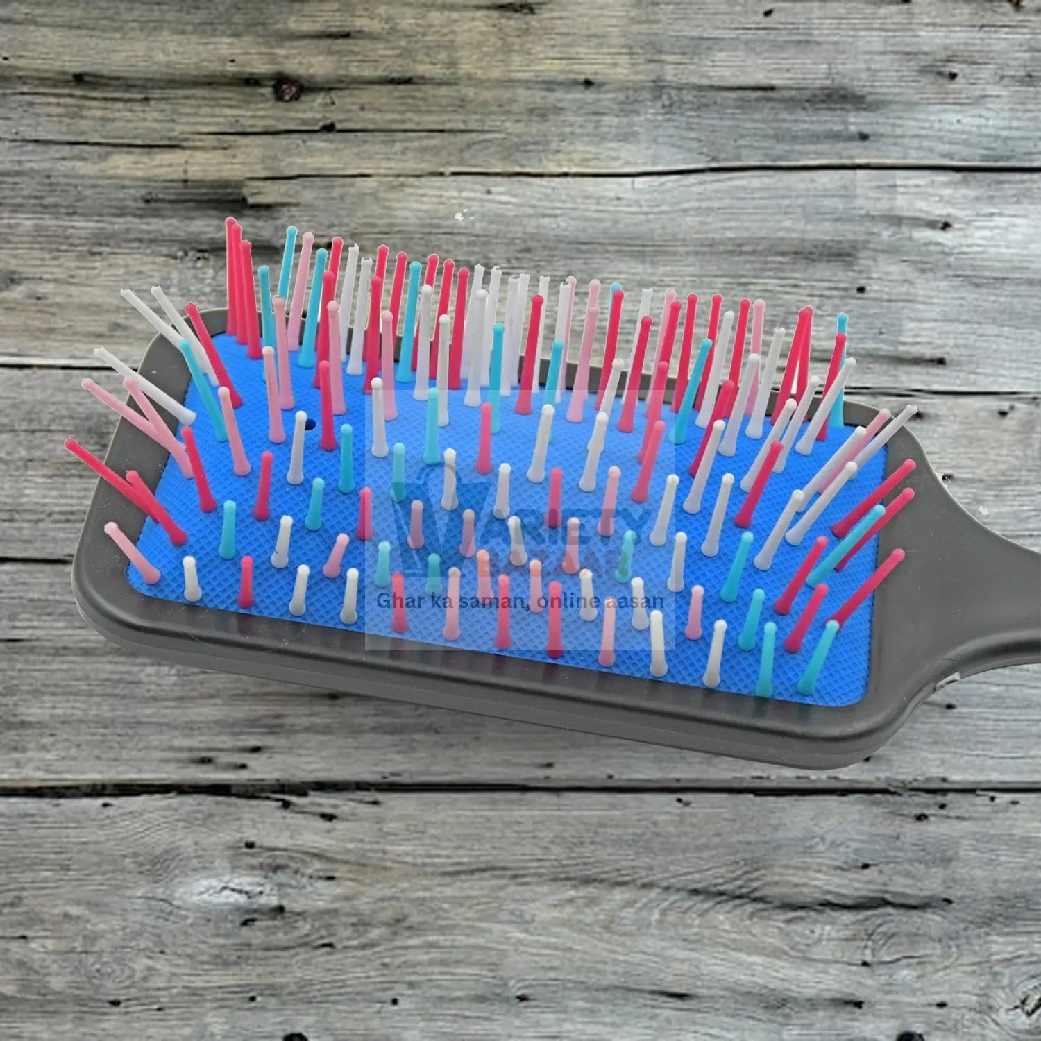 8482 Massage Comb, Massage Hair Brush Ergonomic Matt Disappointment for Straight Curly Hair Cushion Curly Hair Comb For Detangling Professional Comb For Men And Women for All Hair Types, Home Salon DIY Hairdressing Tool  (1 Pc) Travel Sahayak