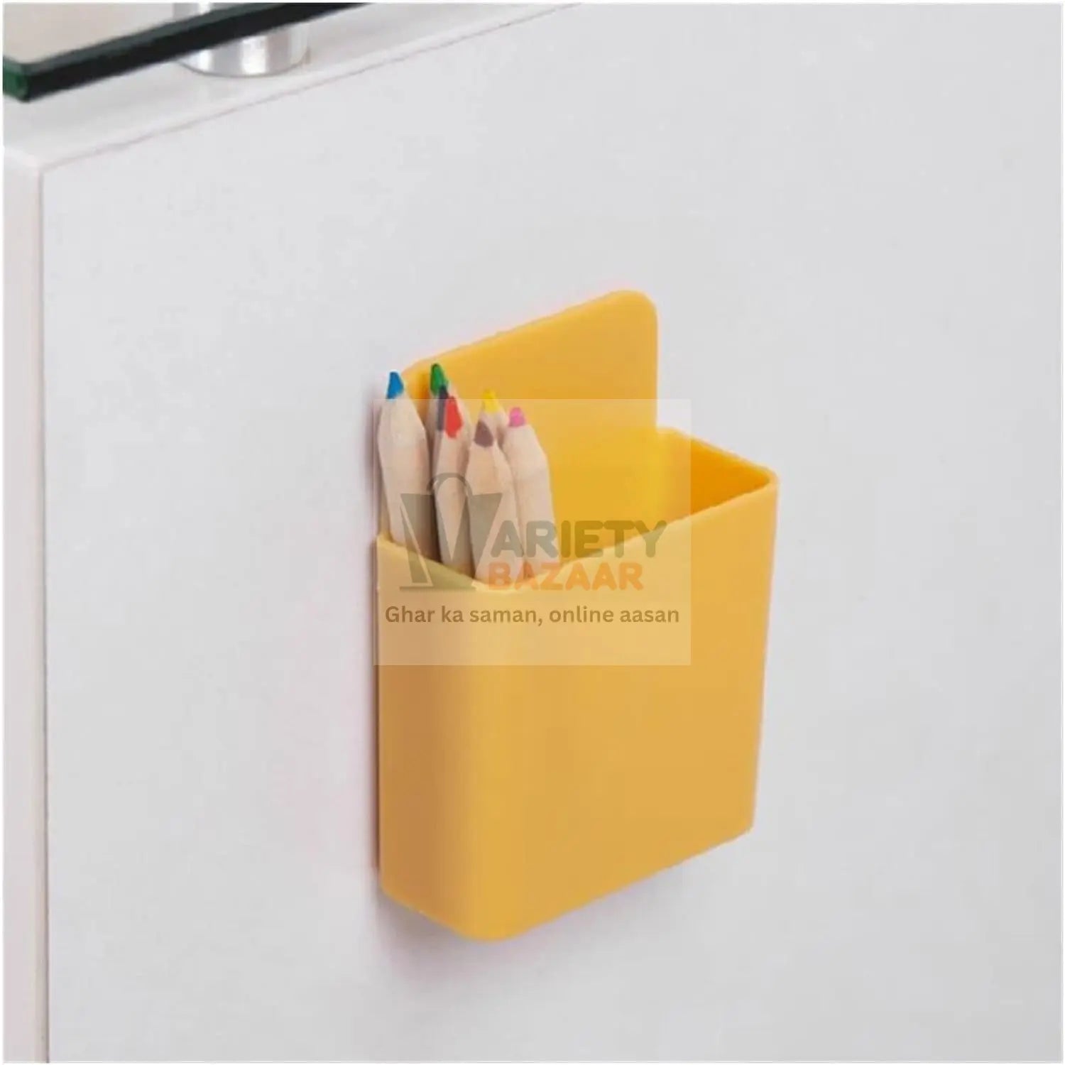 8485  Multipurpose Plastic Wall Mounted Remote & Mobile Holder Stand – (Pack of 4) Travel Sahayak