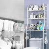 8803 Multi-Layer The Toilet Storage Rack Metal | Bathroom Shelf Space Saving Organizer for Laundry Room Wash Basin Floor Stand Travel Sahayak