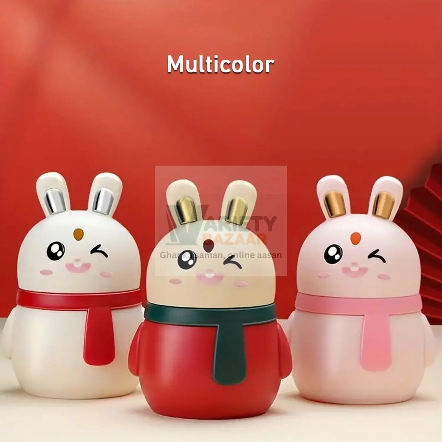 8842 Rabbit Shape Toothpick Dispenser Pressing Small Size Accessory Durable Red | Home & Garden | Kitchen, Dining & Bar | Kitchen Storage & Organization | Racks & Holders Dining Room Table Decoration (1 Pc ) Travel Sahayak