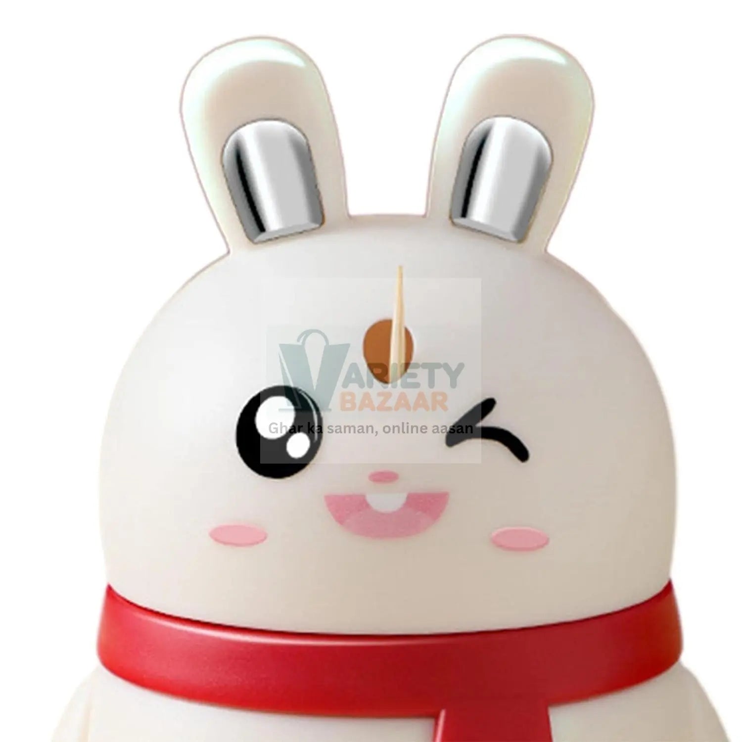 8842 Rabbit Shape Toothpick Dispenser Pressing Small Size Accessory Durable Red | Home & Garden | Kitchen, Dining & Bar | Kitchen Storage & Organization | Racks & Holders Dining Room Table Decoration (1 Pc ) Travel Sahayak