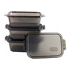 Rectangular Food Storage Containers - (3 Pc  Set)