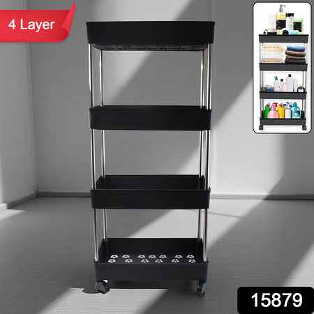 Movable Storage Rack Trolley
