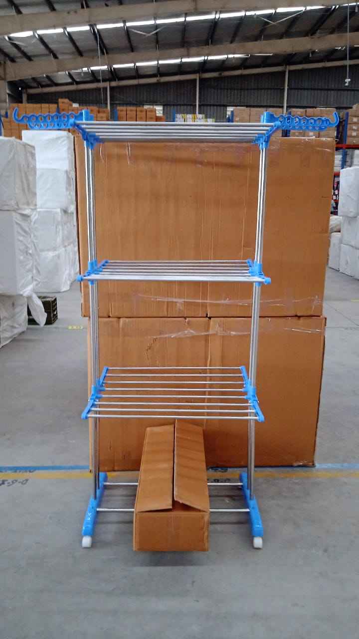 Foldable Stainless Steel Clothes Drying Stand Rack