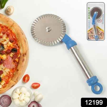 Multi Purpose Use Curly Pizza Cutter  Pastry Cutter  Sandwiches Cutter (1 Pc)
