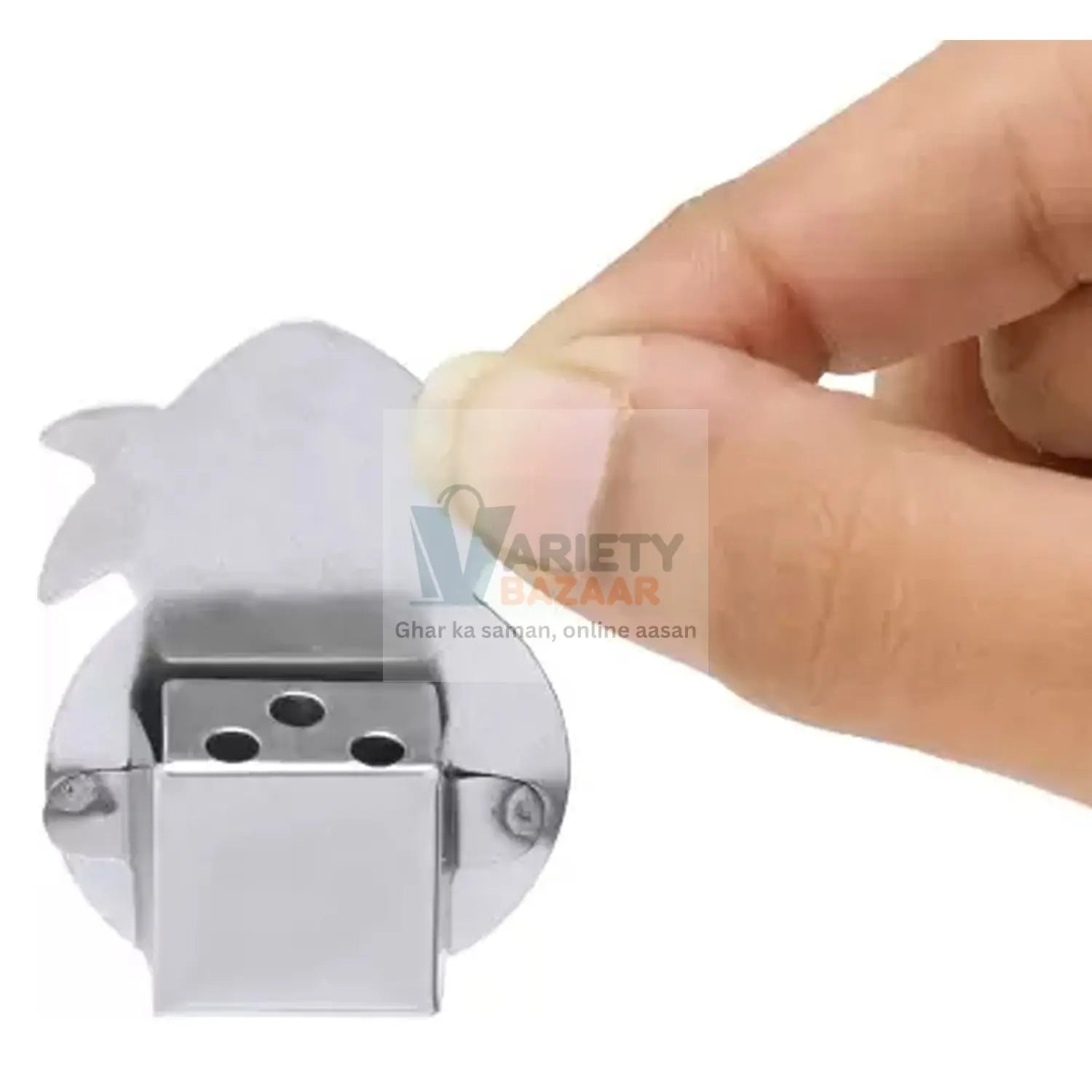 9415 Stainless Steel Agarbatti Stand, Agarbatti Holder Stand self Adhesive Wall Mounted Stand Wall Hook, Capacity to hold 3 AGARBATTI - Pack of 12 Hooks Travel Sahayak