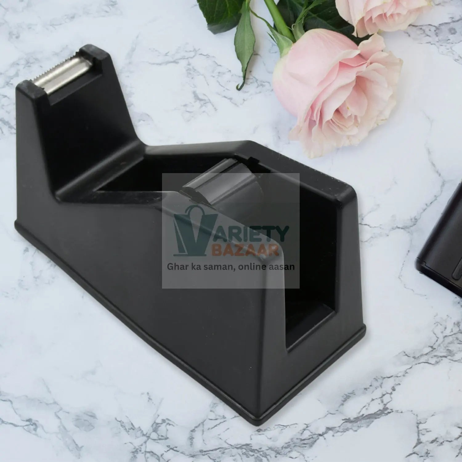 9509 Plastic Tape Dispenser Cutter for Home Office use, Tape Dispenser for Stationary, Tape Cutter Packaging Tape (1 pc / 682 Gm) Travel Sahayak