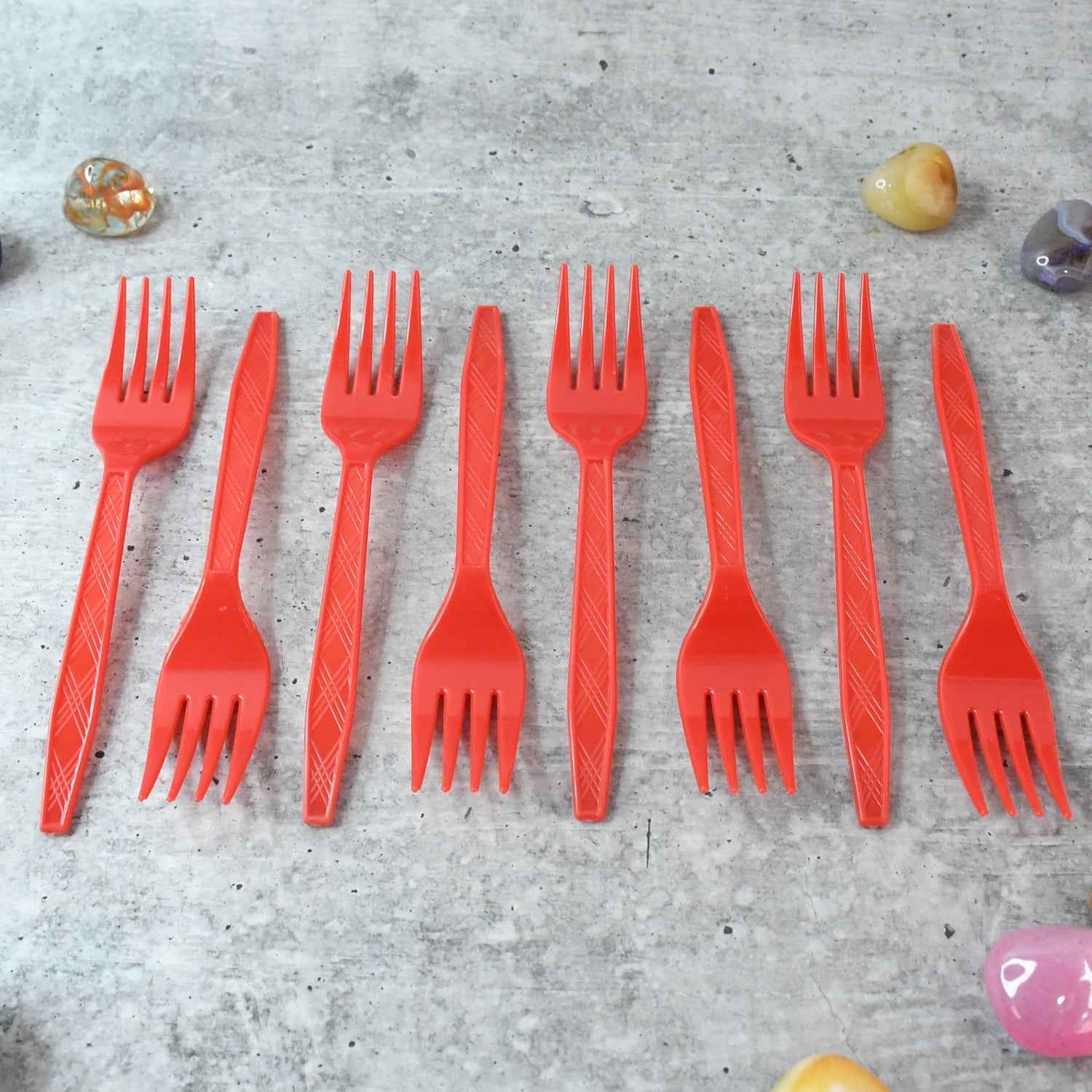 Premium Disposable Plastic Forks (1 Pc)
