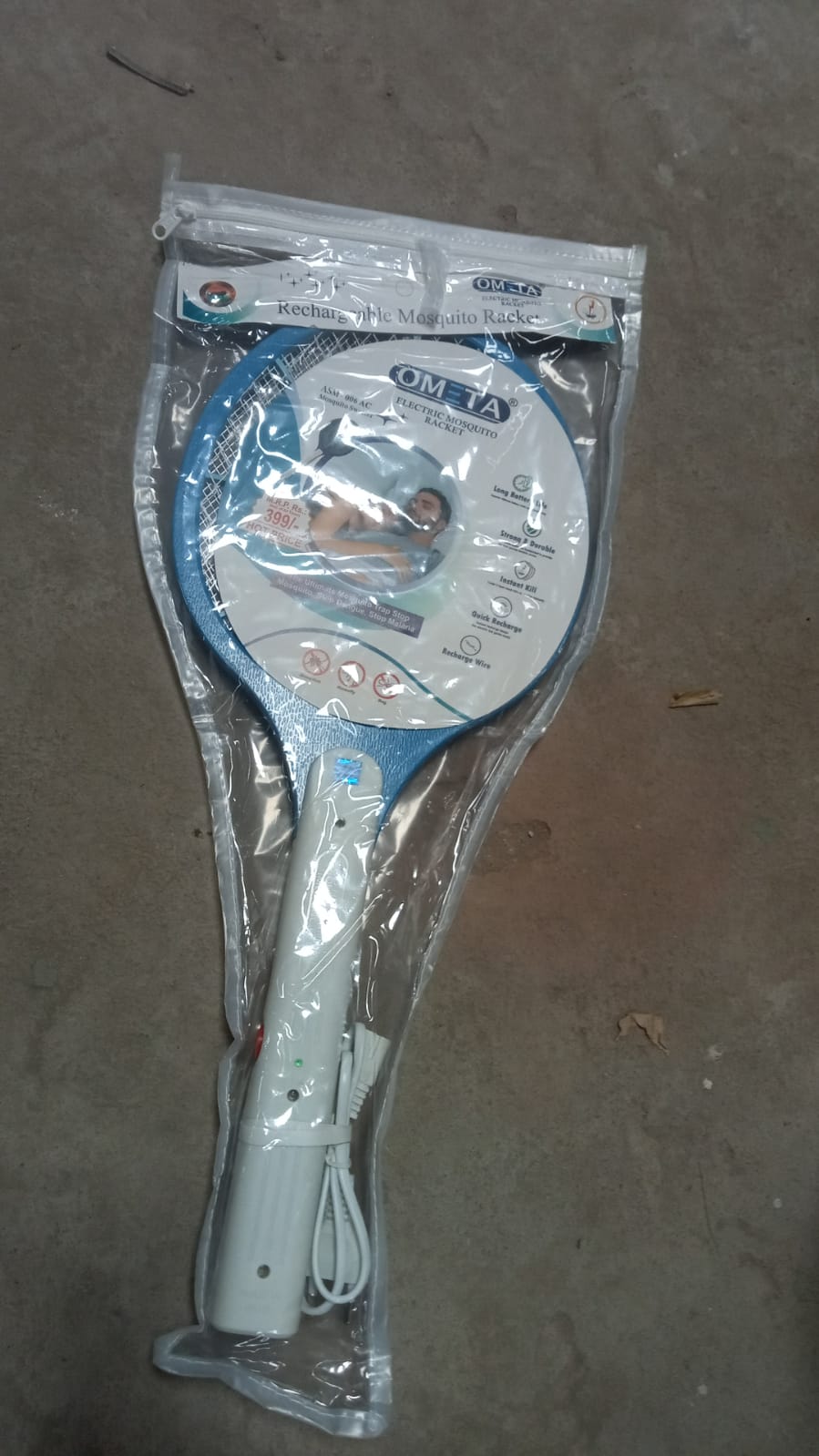 1724 Mosquito Killer Racket Rechargeable Handheld Electric Fly Swatter Mosquito Killer Racket Bat, Electric Insect Killer (Quality Assured) (with cable) Travel Sahayak