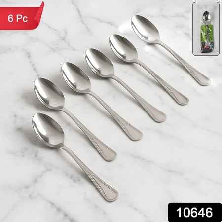 Supermom Stainless Steel Dining Spoons (6 Pc  Set)