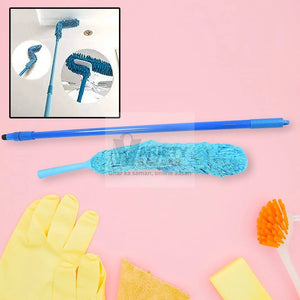Adjustable Long Handle Microfiber Dust Brush – Foldable Ceiling & Appliance Cleaner Variety Bazaar